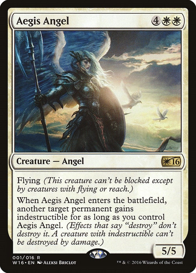 Image for Aegis Angel (1) [Welcome Deck 2016] - Magic: The Gathering