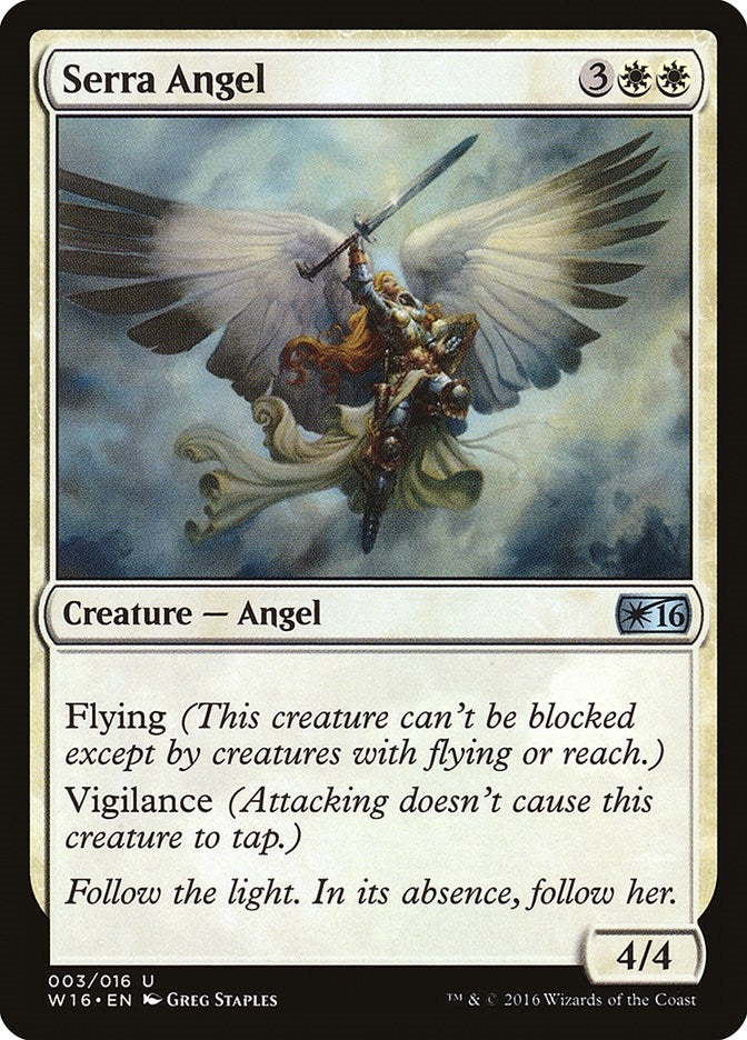 Image for Serra Angel (3) [Welcome Deck 2016] - Magic: The Gathering