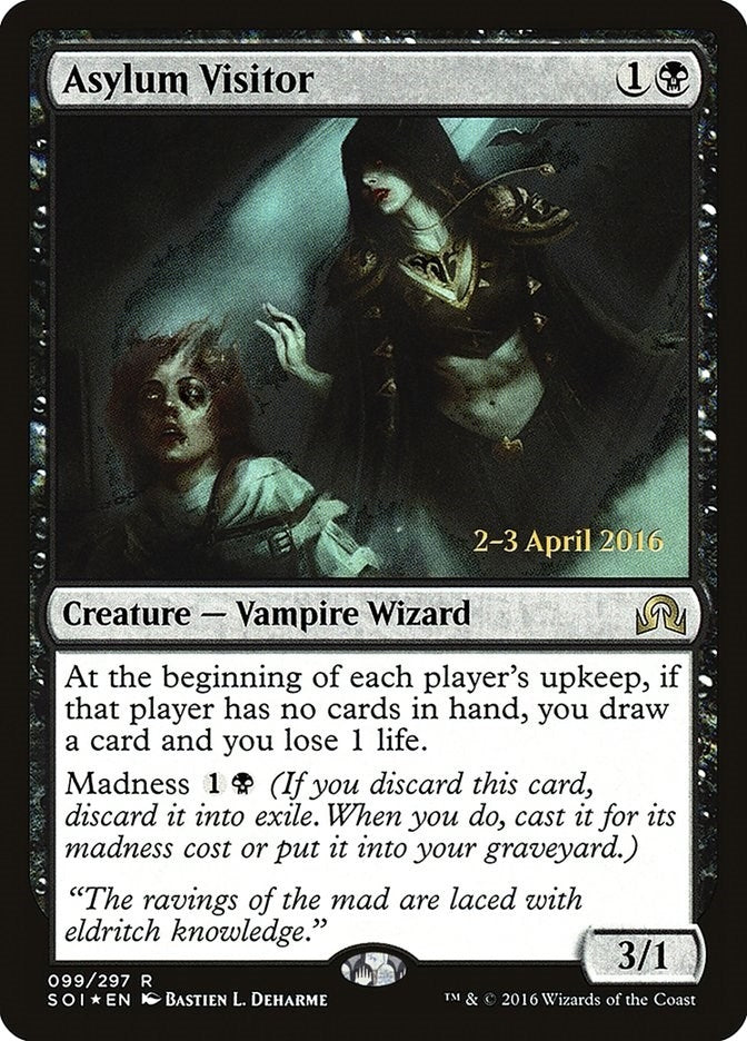 Image for Asylum Visitor (99) [Prerelease Cards] - Magic: The Gathering