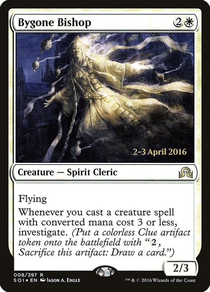 Image for Bygone Bishop (8) [Prerelease Cards] - Magic: The Gathering