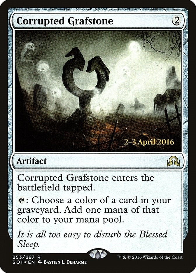 Image for Corrupted Grafstone (253) [Prerelease Cards] - Magic: The Gathering