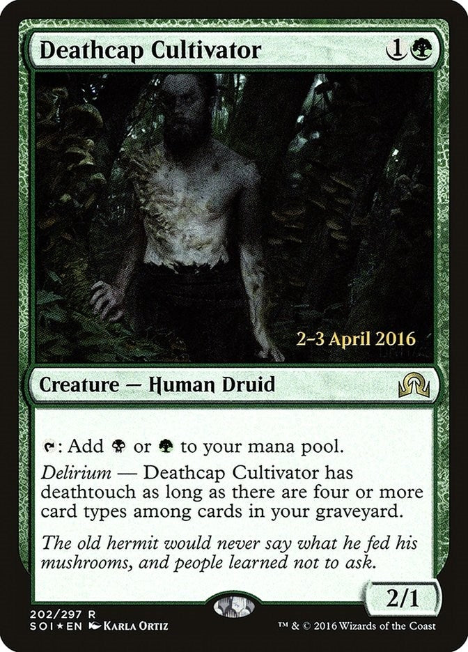 Image for Deathcap Cultivator (202) [Prerelease Cards] - Magic: The Gathering