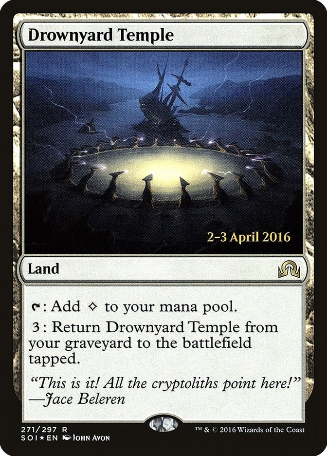 Image for Drownyard Temple (271) [Prerelease Cards] - Magic: The Gathering