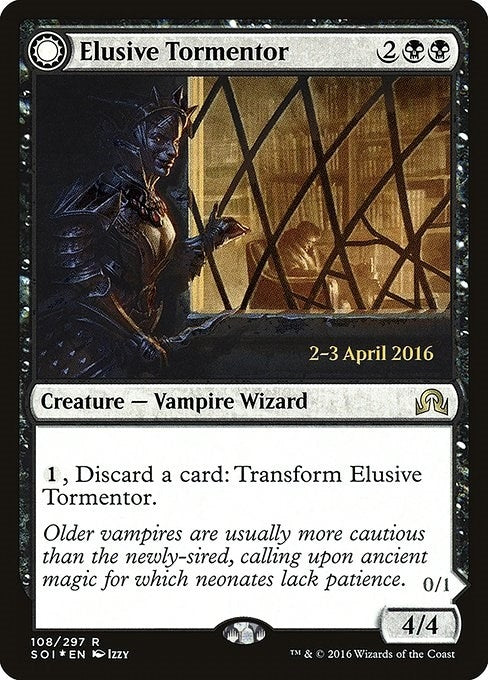 Image for Elusive Tormentor (108) [Prerelease Cards] - Magic: The Gathering