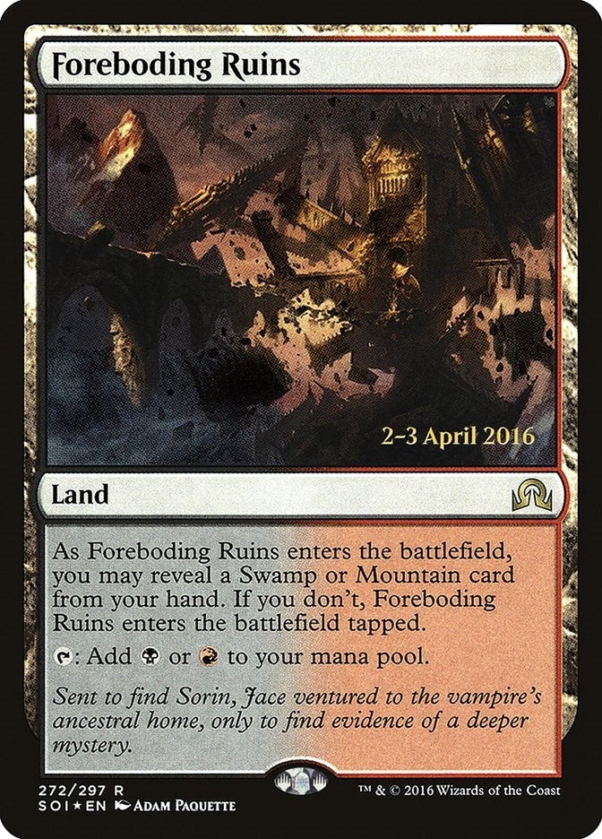 Image for Foreboding Ruins (272) [Prerelease Cards] - Magic: The Gathering