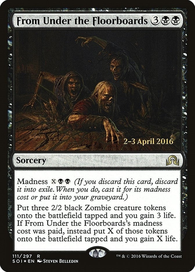 Image for From Under the Floorboards (111) [Prerelease Cards] - Magic: The Gathering