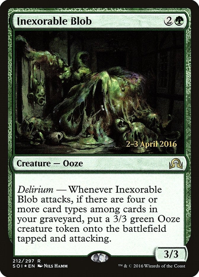 Image for Inexorable Blob (212) [Prerelease Cards] - Magic: The Gathering
