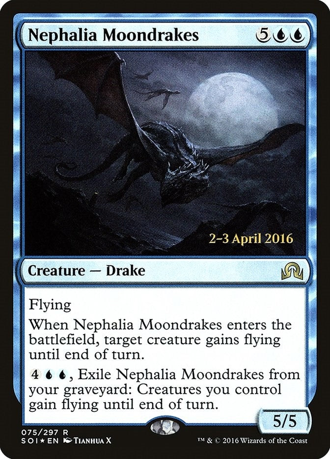 Image for Nephalia Moondrakes (75) [Prerelease Cards] - Magic: The Gathering