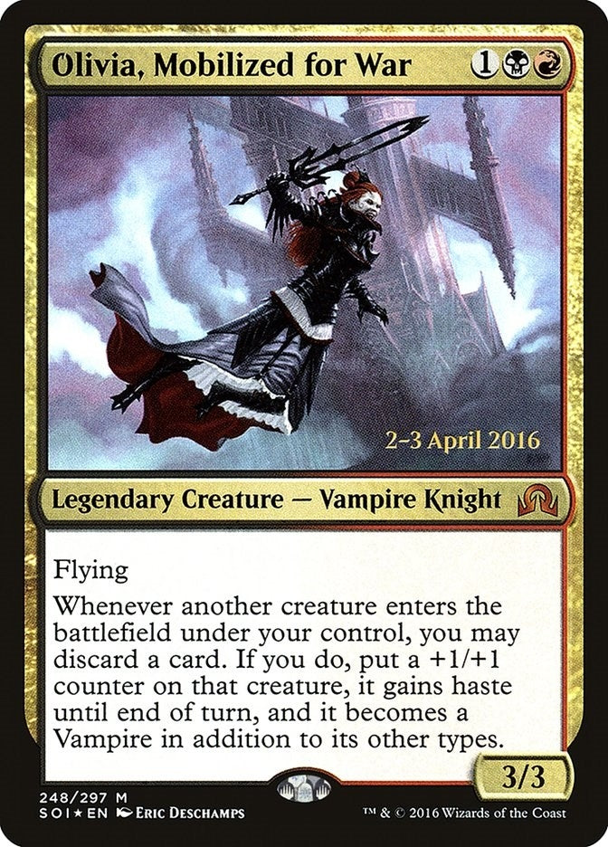 Image for Olivia, Mobilized for War (248) [Prerelease Cards] - Magic: The Gathering