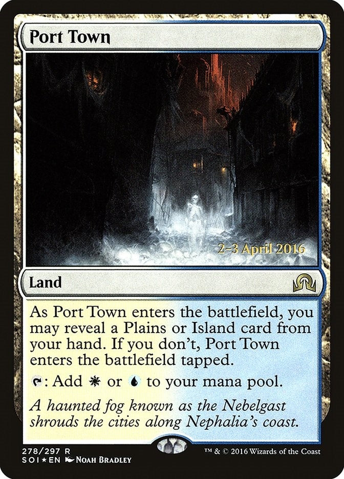 Image for Port Town (278) [Prerelease Cards] - Magic: The Gathering
