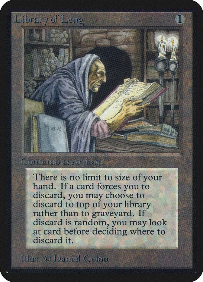 Image for Library of Leng [Alpha Edition] - Magic: The Gathering