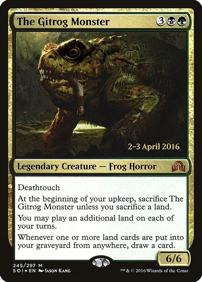 Image for The Gitrog Monster (245) [Prerelease Cards] - Magic: The Gathering
