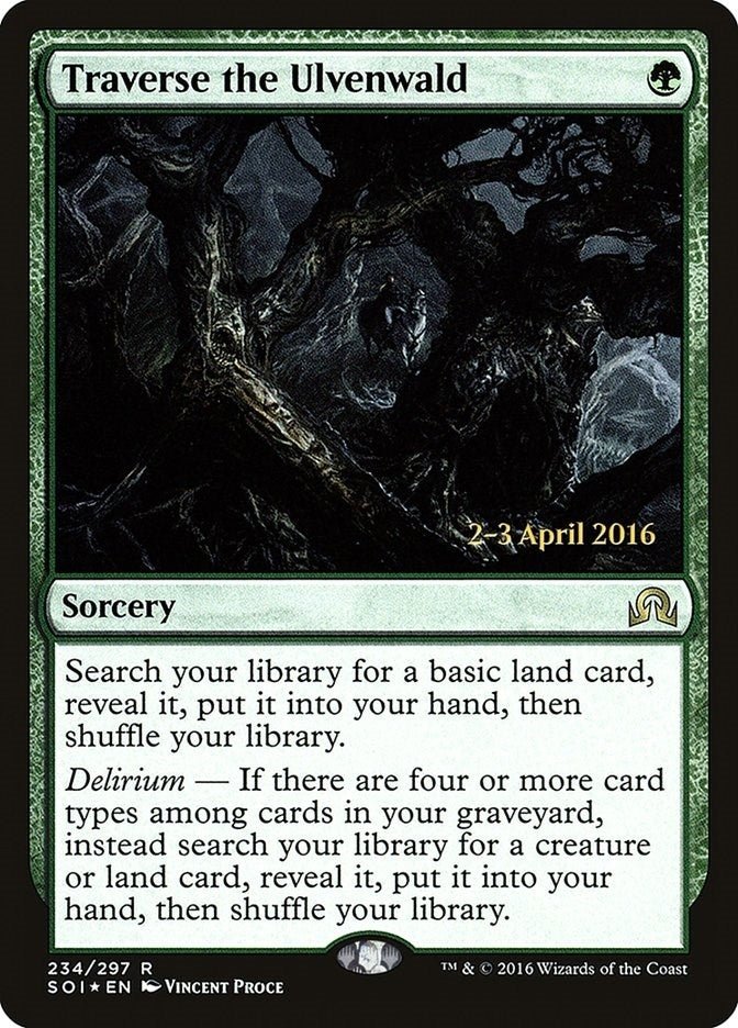 Image for Traverse the Ulvenwald (234) [Prerelease Cards] - Magic: The Gathering