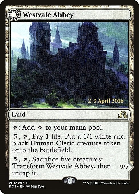 Image for Westvale Abbey (281) [Prerelease Cards] - Magic: The Gathering