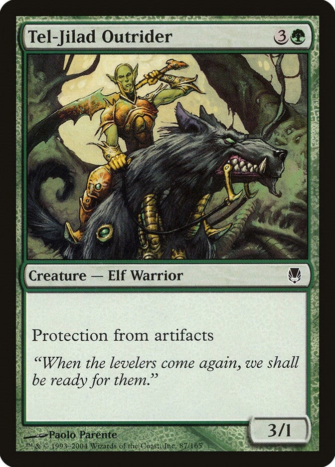Image for Tel-Jilad Outrider (87) [Darksteel] - Magic: The Gathering