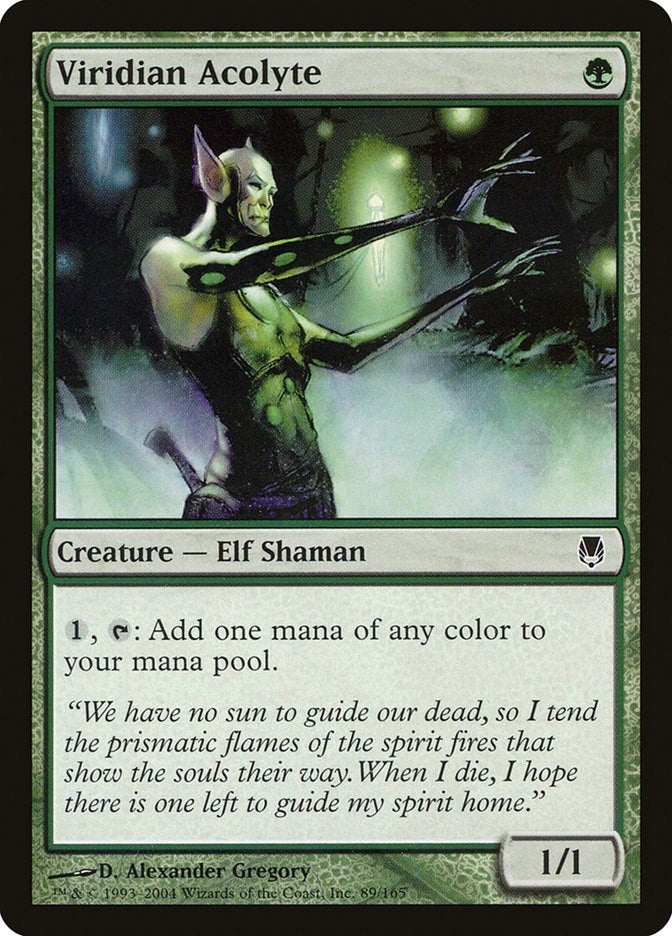 Image for Viridian Acolyte (89) [Darksteel] - Magic: The Gathering