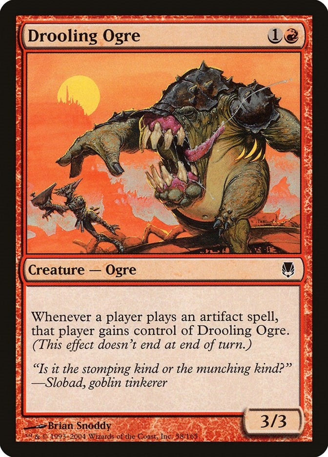 Image for Drooling Ogre (58) [Darksteel] - Magic: The Gathering