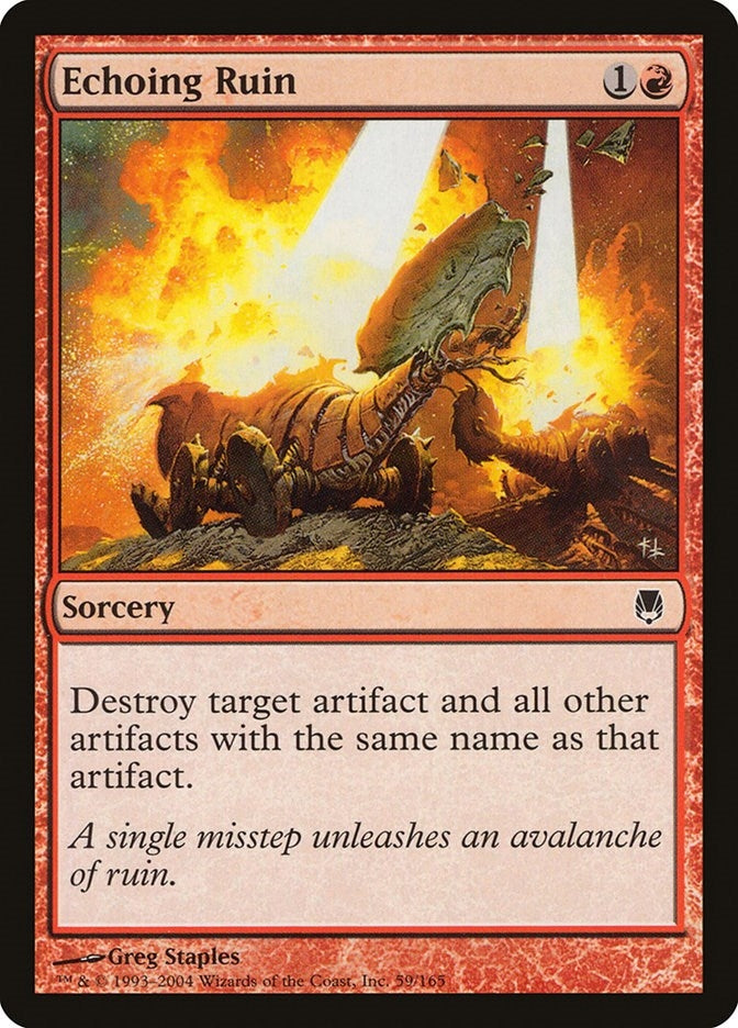 Image for Echoing Ruin (59) [Darksteel] - Magic: The Gathering