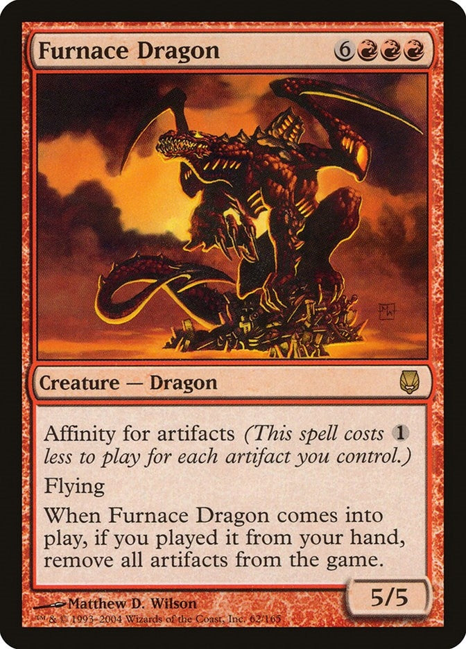Image for Furnace Dragon (62) [Darksteel] - Magic: The Gathering