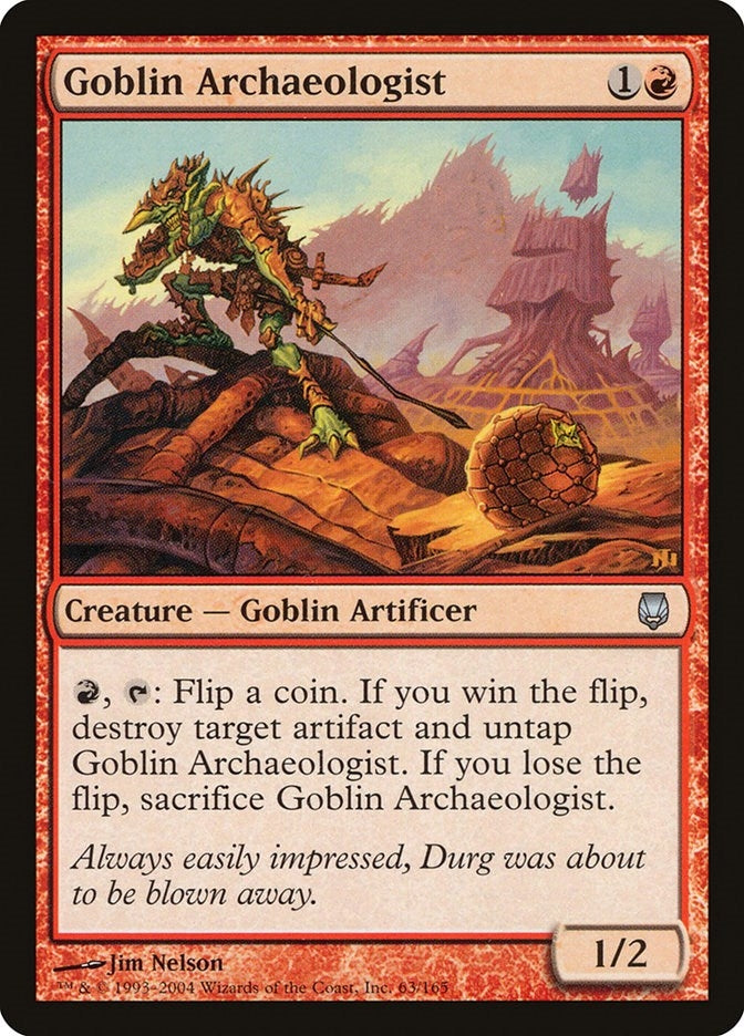 Image for Goblin Archaeologist (63) [Darksteel] - Magic: The Gathering