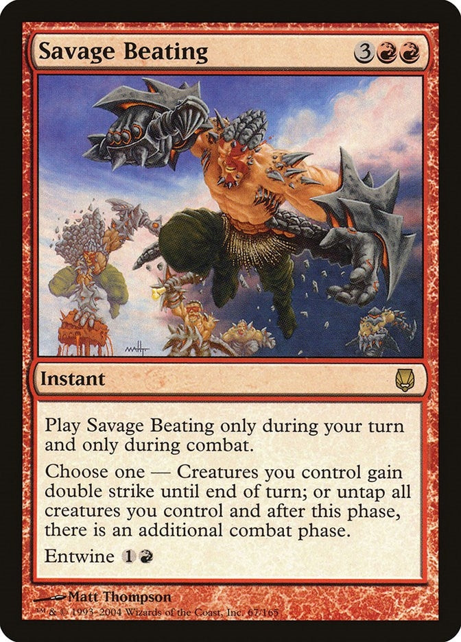Image for Savage Beating (67) [Darksteel] - Magic: The Gathering