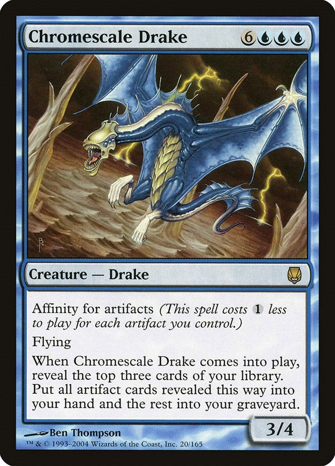 Image for Chromescale Drake (20) [Darksteel] - Magic: The Gathering