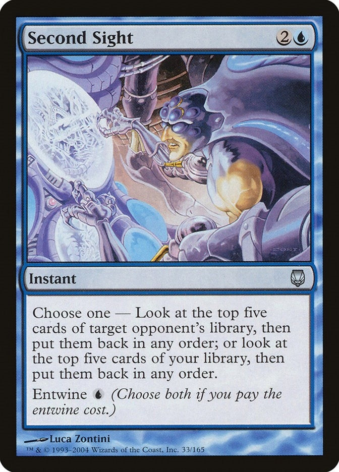 Image for Second Sight (33) [Darksteel] - Magic: The Gathering
