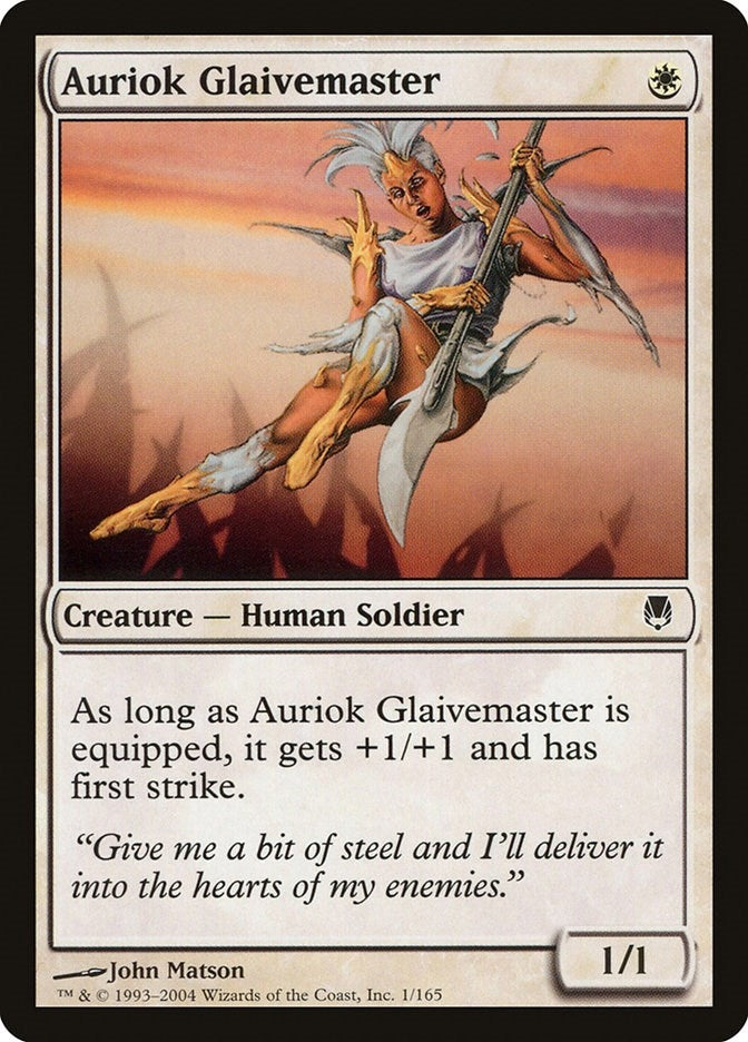 Image for Auriok Glaivemaster (1) [Darksteel] - Magic: The Gathering