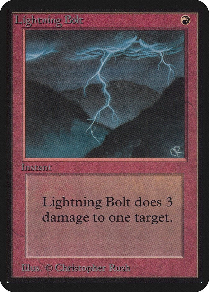 Image for Lightning Bolt [Alpha Edition] - Magic: The Gathering