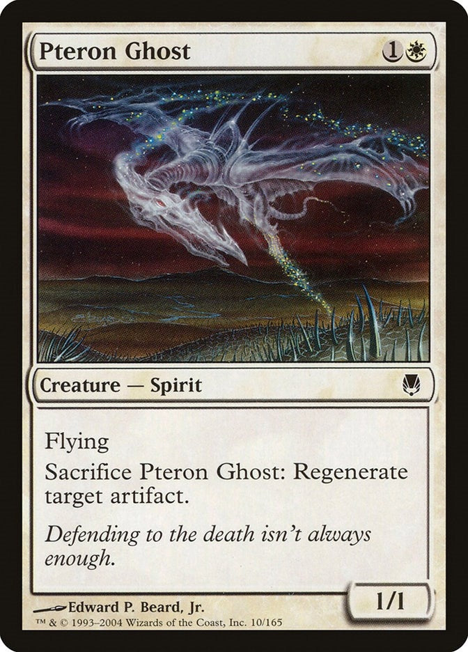 Image for Pteron Ghost (10) [Darksteel] - Magic: The Gathering