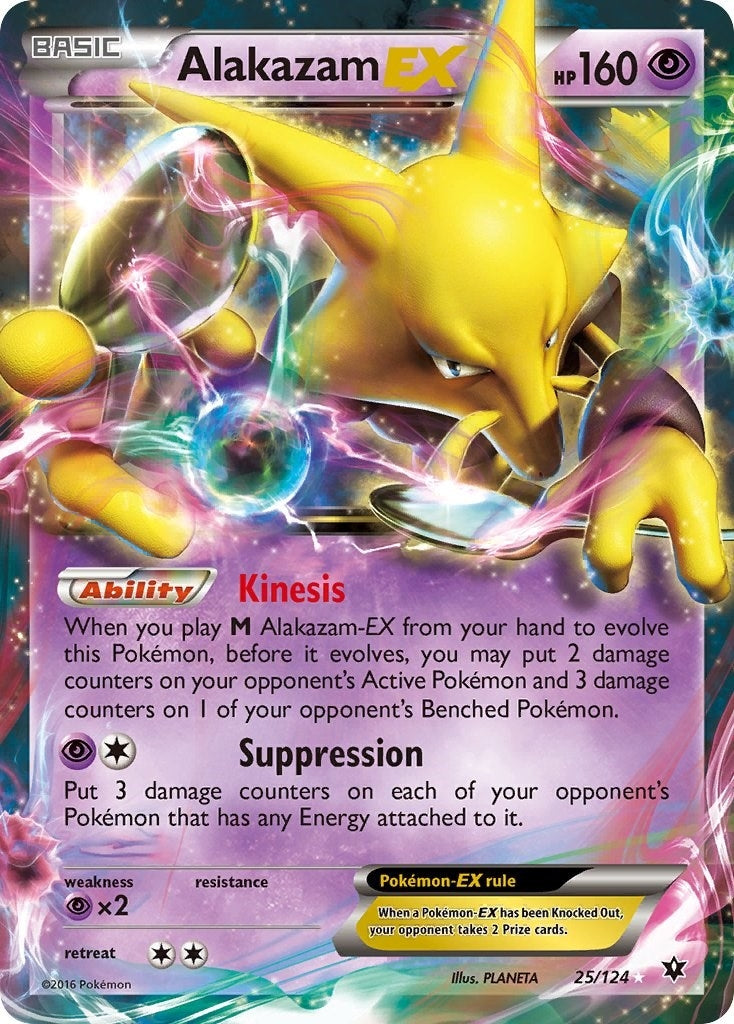 Image for Alakazam EX (25/124) [XY - Fates Collide] - Pokemon