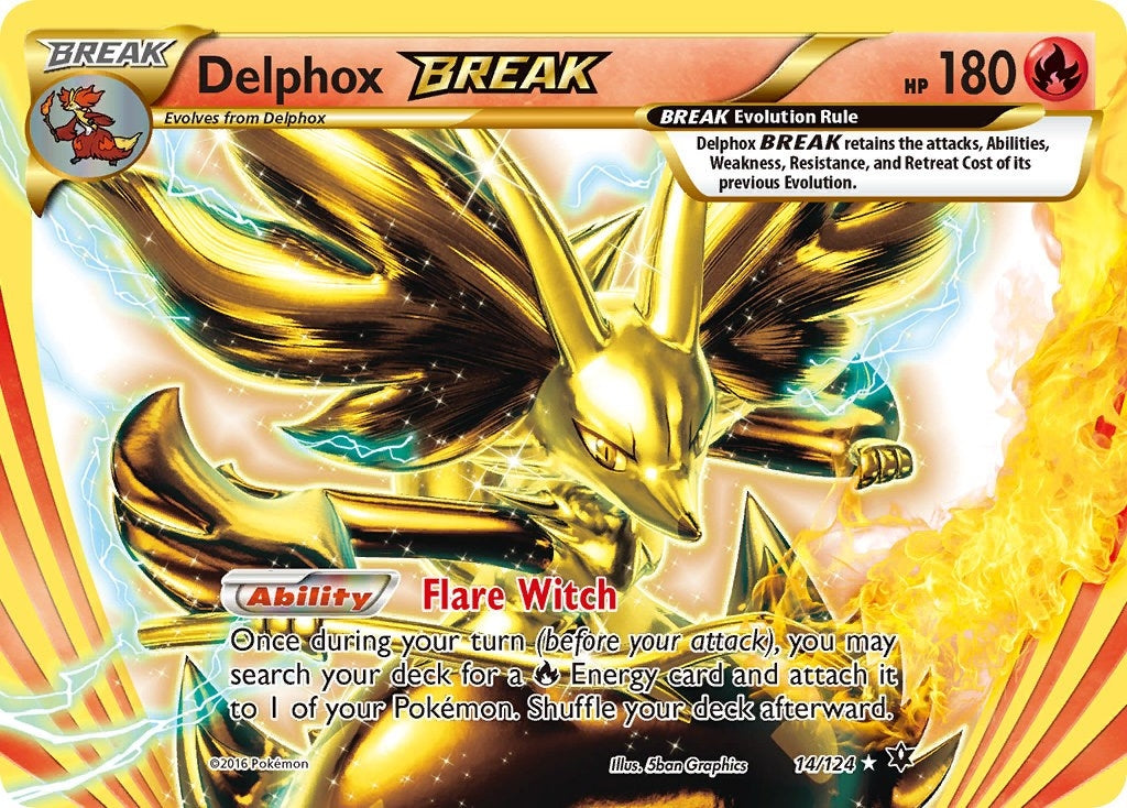 Image for Delphox BREAK (14/124) [XY - Fates Collide] - Pokemon