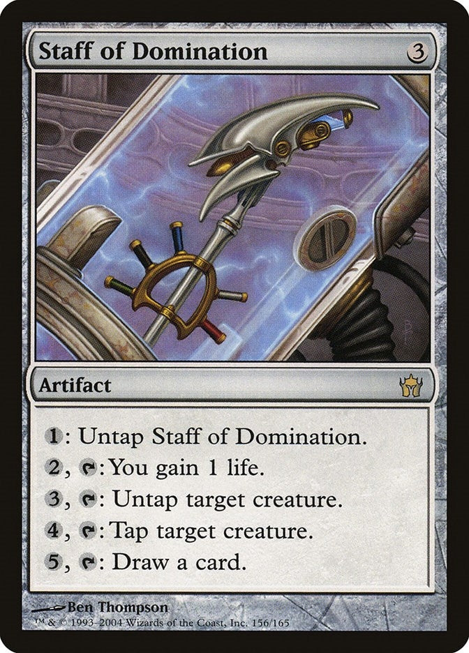 Image for Staff of Domination (156) [Fifth Dawn] - Magic: The Gathering
