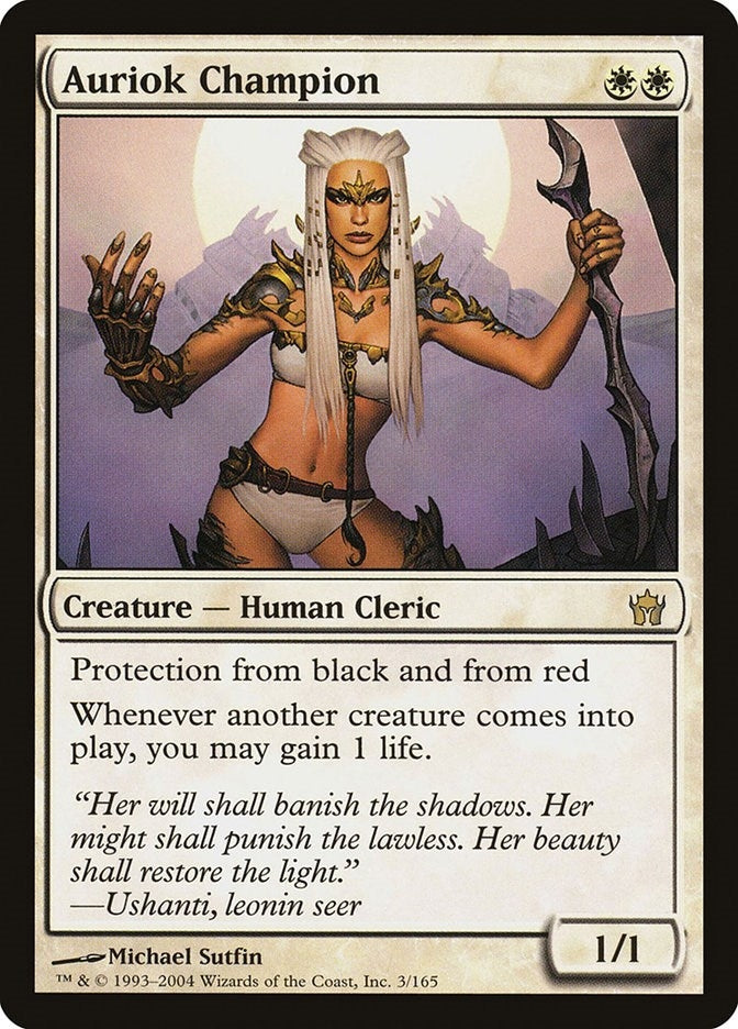 Image for Auriok Champion (3) [Fifth Dawn] - Magic: The Gathering