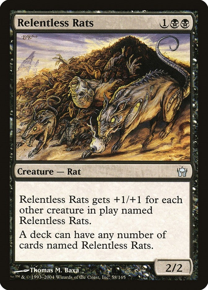 Image for Relentless Rats (58) [Fifth Dawn] - Magic: The Gathering