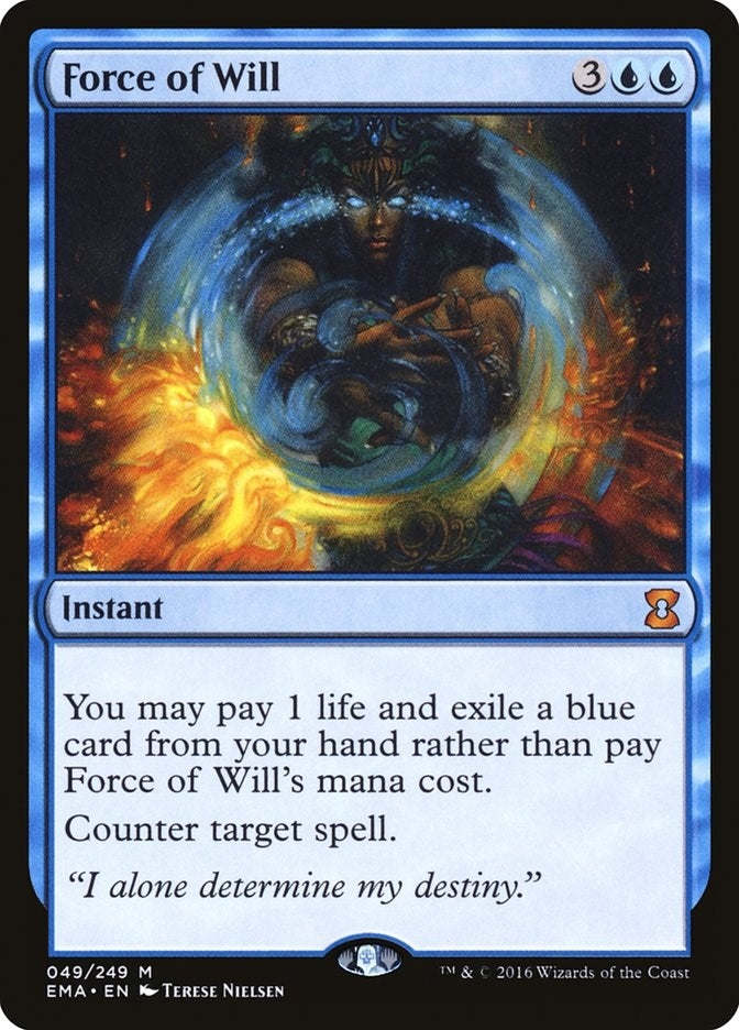 Image for Force of Will (49) [Eternal Masters] - Magic: The Gathering