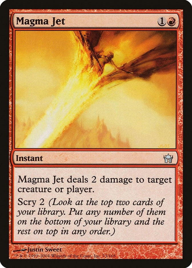 Image for Magma Jet (73) [Fifth Dawn] - Magic: The Gathering