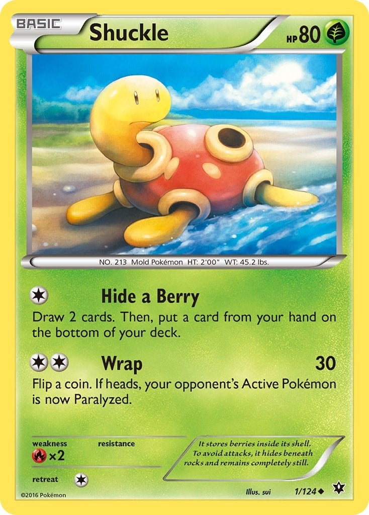 Image for Shuckle (1/124) [XY - Fates Collide] - Pokemon