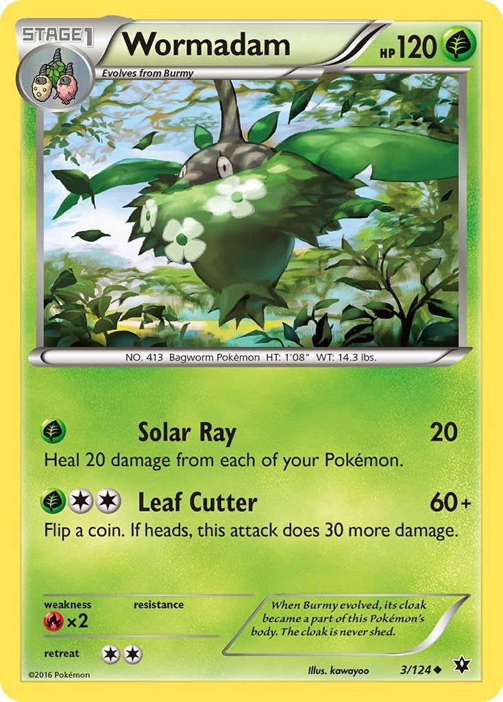 Image for Wormadam (3) (3/124) [XY - Fates Collide] - Pokemon