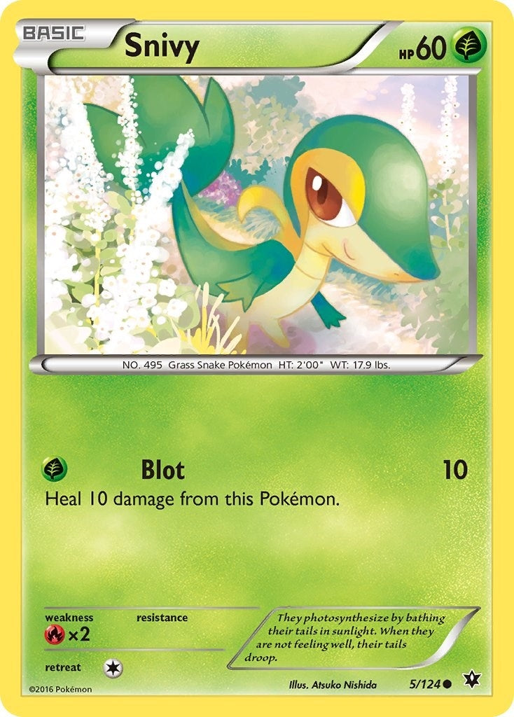 Image for Snivy (5/124) [XY - Fates Collide] - Pokemon