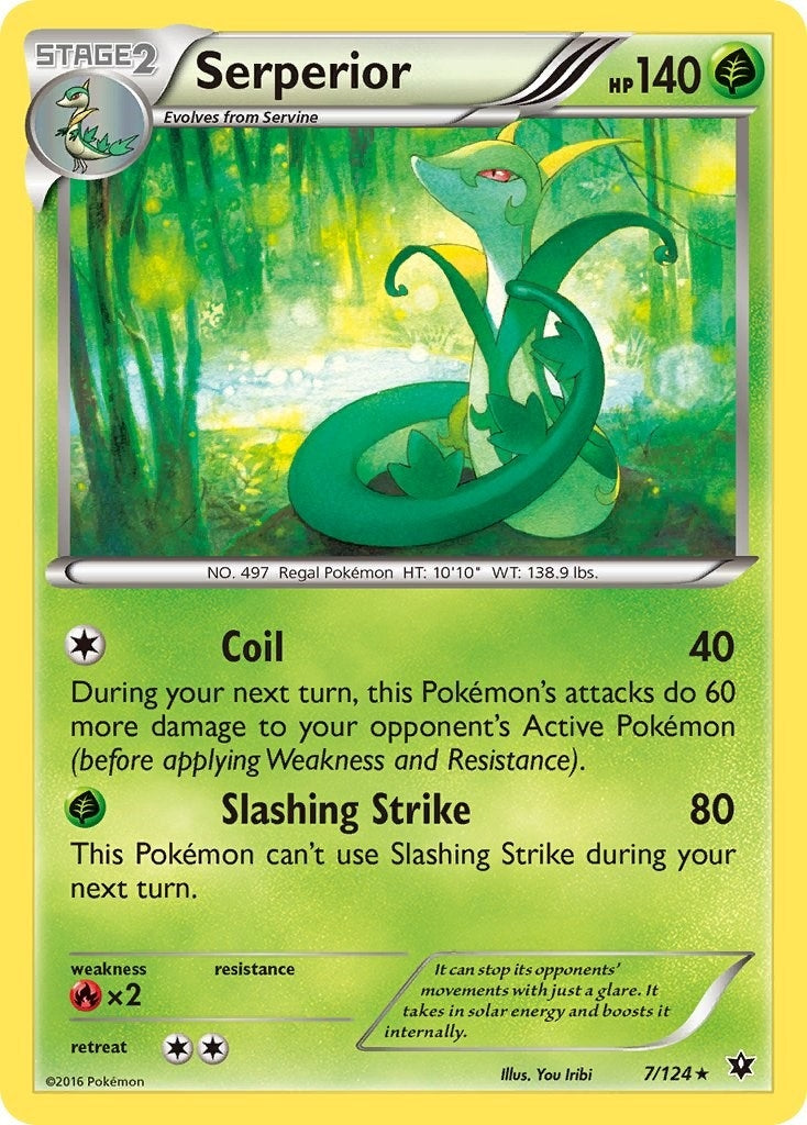 Image for Serperior (7/124) [XY - Fates Collide] - Pokemon