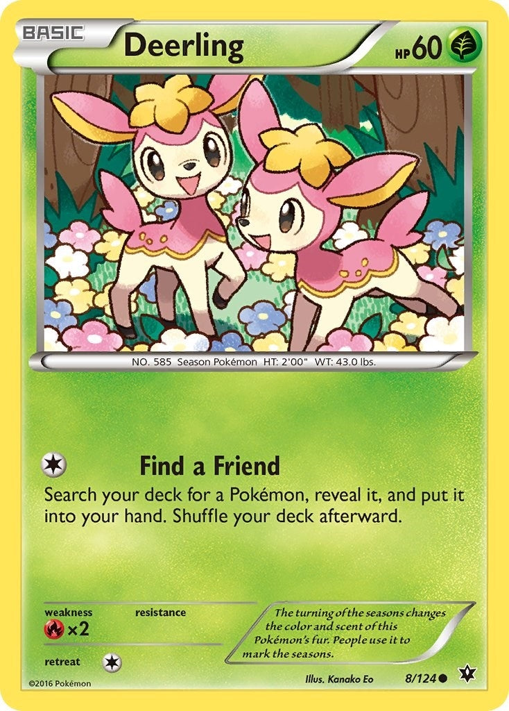 Image for Deerling (8/124) [XY - Fates Collide] - Pokemon