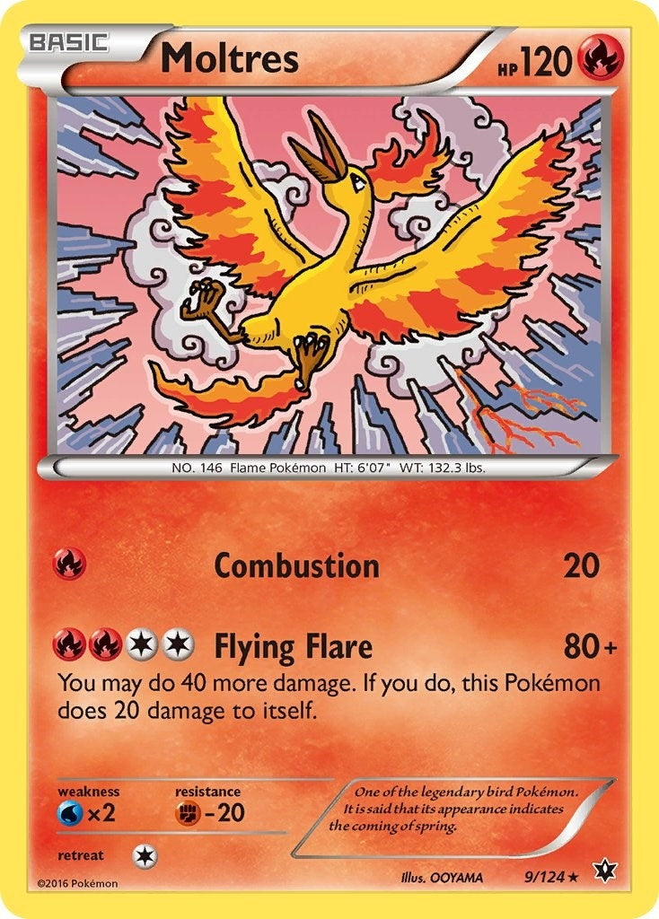 Image for Moltres (9/124) [XY - Fates Collide] - Pokemon