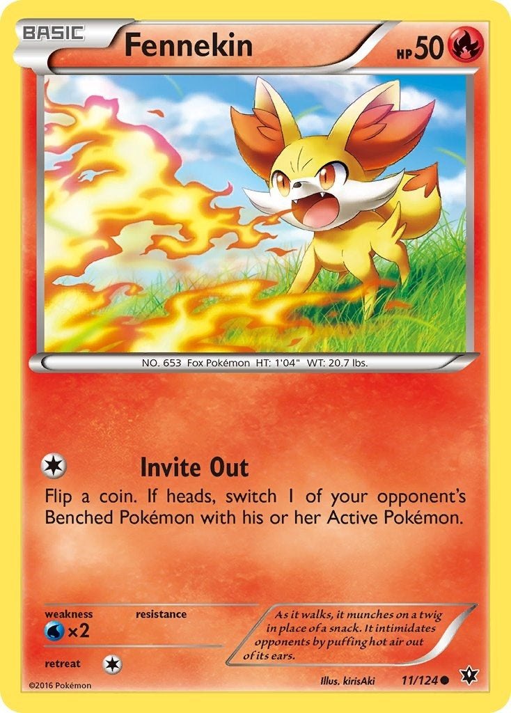 Image for Fennekin (11) (11/124) [XY - Fates Collide] - Pokemon