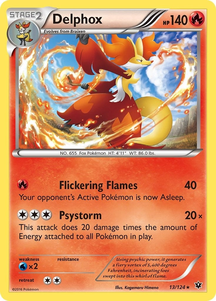 Image for Delphox (13/124) [XY - Fates Collide] - Pokemon