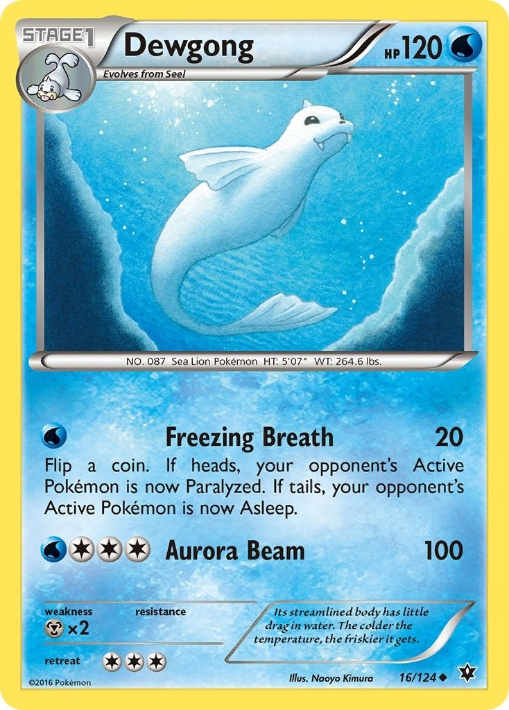 Image for Dewgong (16/124) [XY - Fates Collide] - Pokemon
