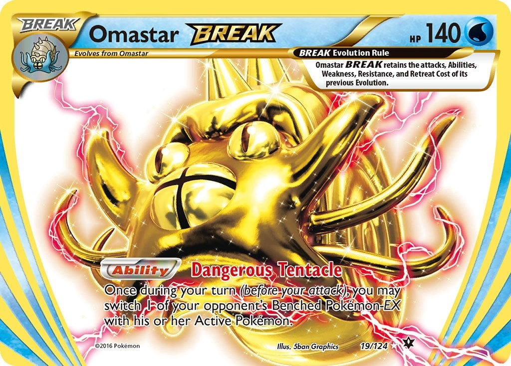 Image for Omastar BREAK (19/124) [XY - Fates Collide] - Pokemon