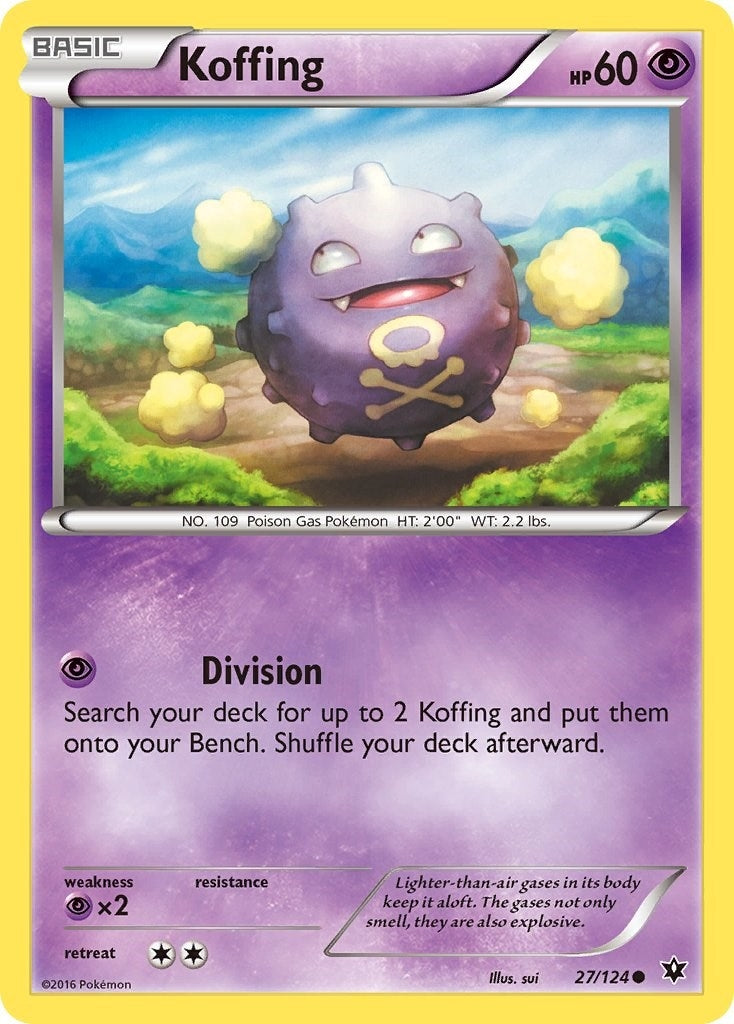 Image for Koffing (27/124) [XY - Fates Collide] - Pokemon