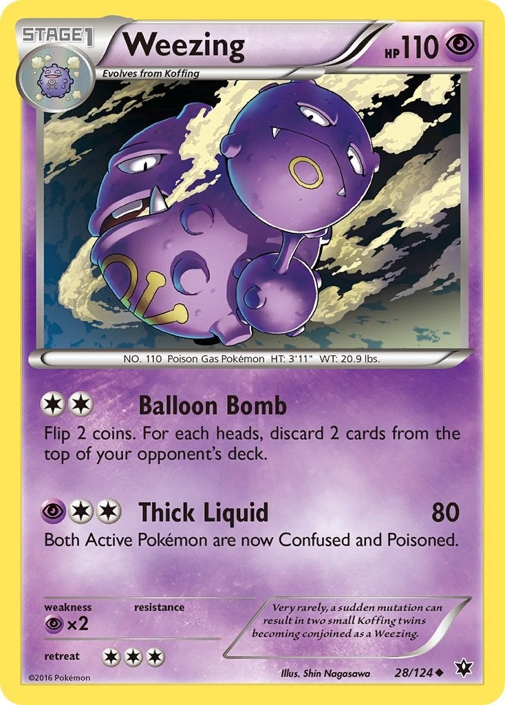 Image for Weezing (28/124) [XY - Fates Collide] - Pokemon