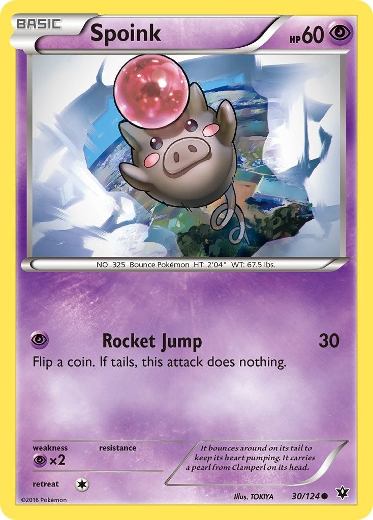 Image for Spoink (30/124) [XY - Fates Collide] - Pokemon